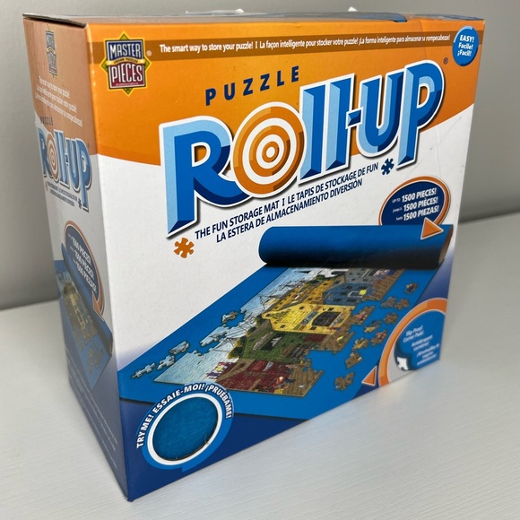 NEW! ROLL-UP puzzle mat. 24”x42” BRAND NEW SEALED box. Fits up to 1500 pieces. - Picture 1 of 4
